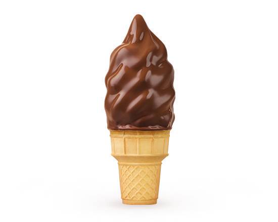Cornet de crème glacée enrobée - Moyen
