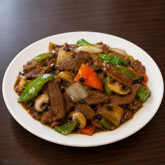 52. Beef with Black Bean Sauce