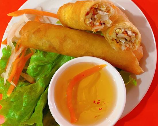 A2. Vegetarian Fried Spring Rolls (2)