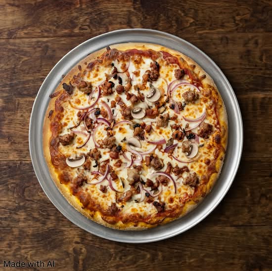 Three Toppings Pizza (Medium)