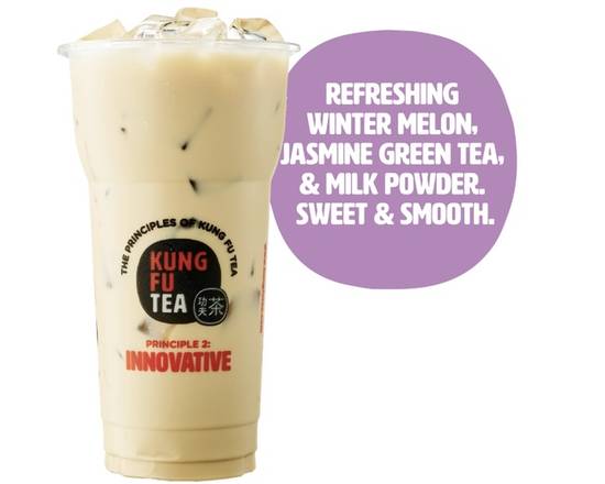 Winter Melon Milk Green Tea