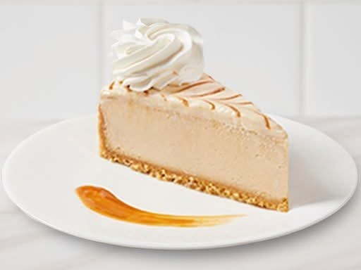 DULCE DE LECHE CHEESECAKE SLICE