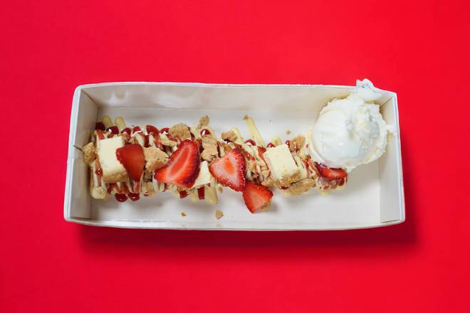 Strawberry Cheesecake Stick Waffle