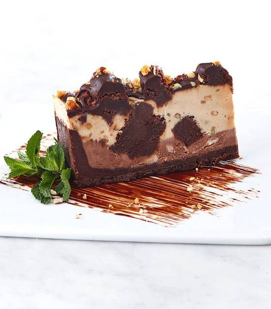 Peanut butter brownie cake