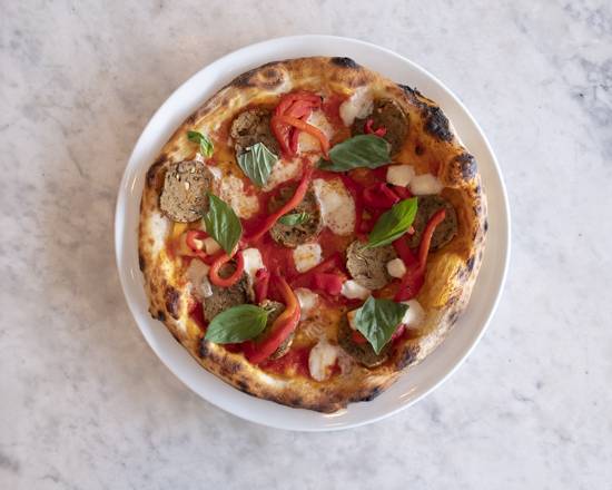 Vegan Sausage Pizza