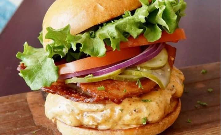 Cowboy Butter Bacon Ranch July Chicken Sando of the Month