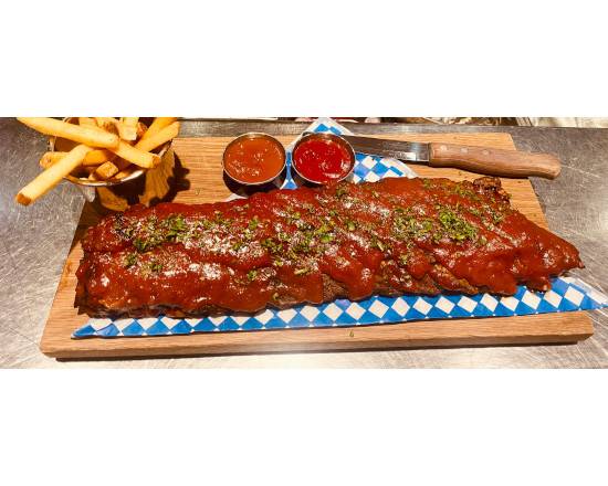 BBQ Smoked 1/2 Rack of Ribs