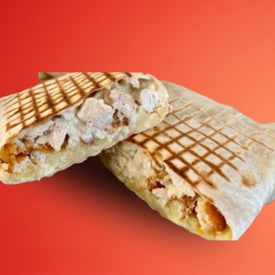 Tacos 3 viandes (viande Haché, poulet, poulet aux champignons)