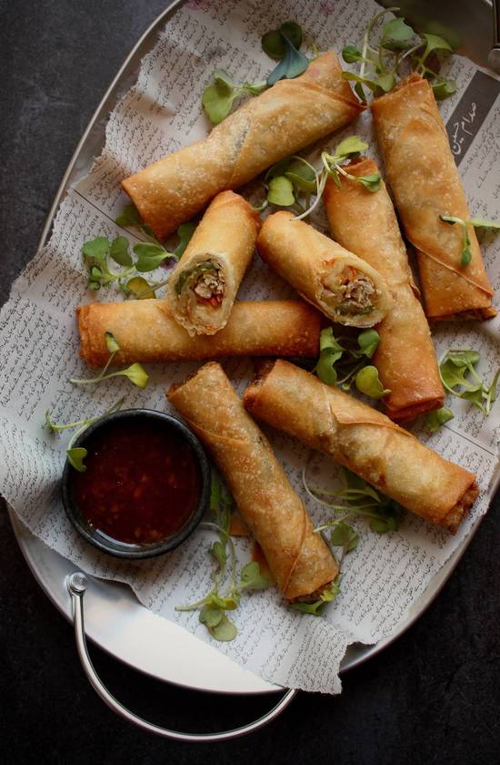 Chai & Veg Spring Roll(2 pc) Combo