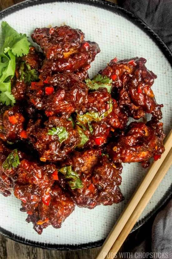 Chicken Manchurian Wings(4 pcs)