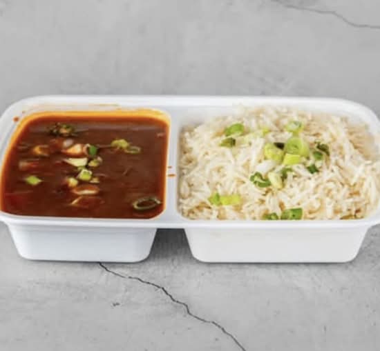 Chilli Chicken & Garlic Steamed Rice