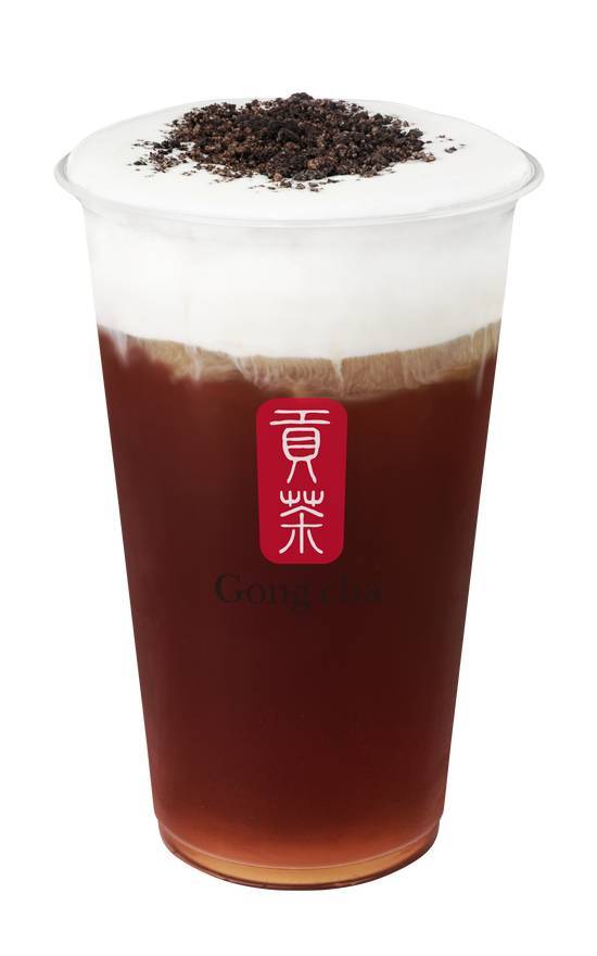 Oreo Milk Foam Earl Grey Tea