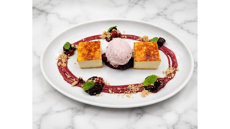 Cherry Créme Brulée Cheesecake