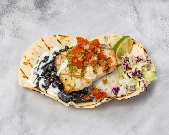 Grilled Fish w/ Dirty Rice
