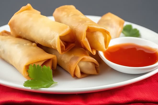 215.Rouleaux Impériaux aux Poulet epice(6)