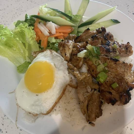 #35. BBQ Chicken & Fried Egg on Rice