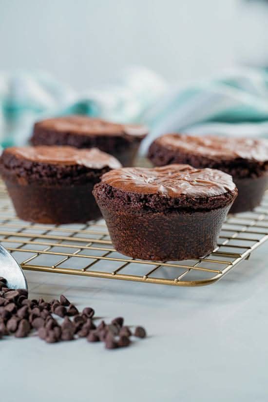 Chocolate brownie dessert
