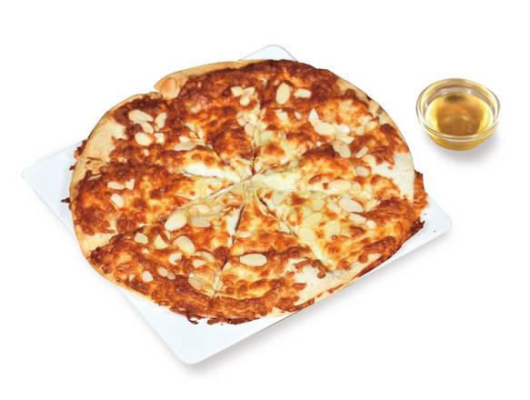 Mochi Cheese Pizza with Honey Dip