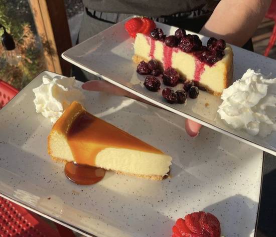 Cheesecake (Caramel, Wild-berry or Chocolate)