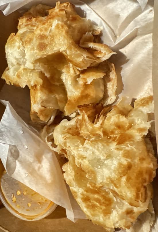 Roti Canai with Curry Sauce