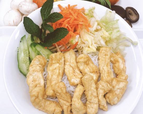 616. Vermicelli with Vegetable and Fried Tofu (18pcs)