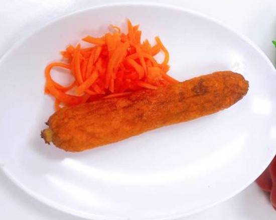 914. Grilled Shrimp Sausage on Sugar Cane (One Strip)