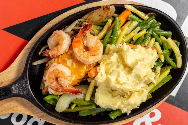 Sizzling Chicken & Shrimp