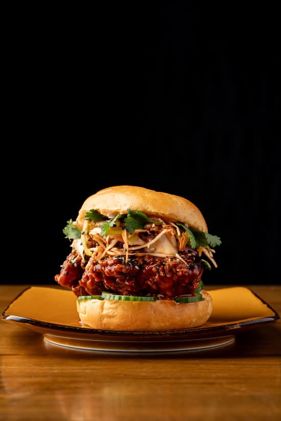 Korean Fried Chicken Sandwich