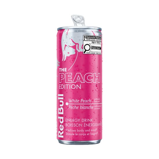 Red Bull White Peach / Red Bull Pêche blanche