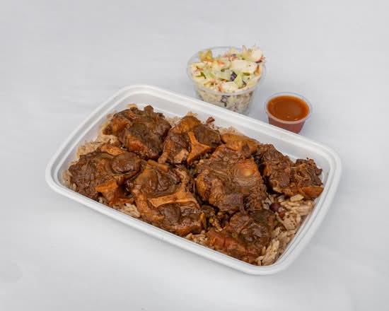 Oxtail Dinner with Rice and Side