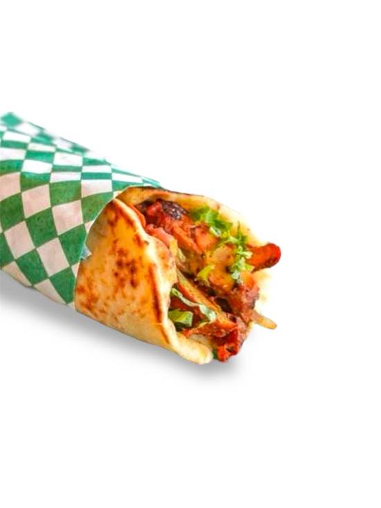 Tandoori Chicken Naan Wrap