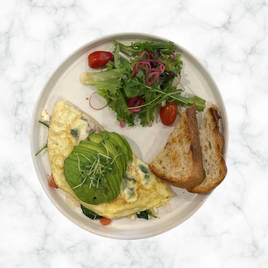 3 Eggs Omelette - California Benedict Omelette