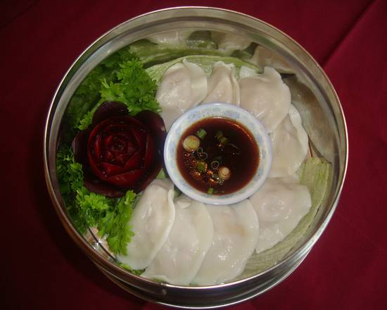 9. Raviochines à la Vapeur (6) / Steamed  Dumplings (6)