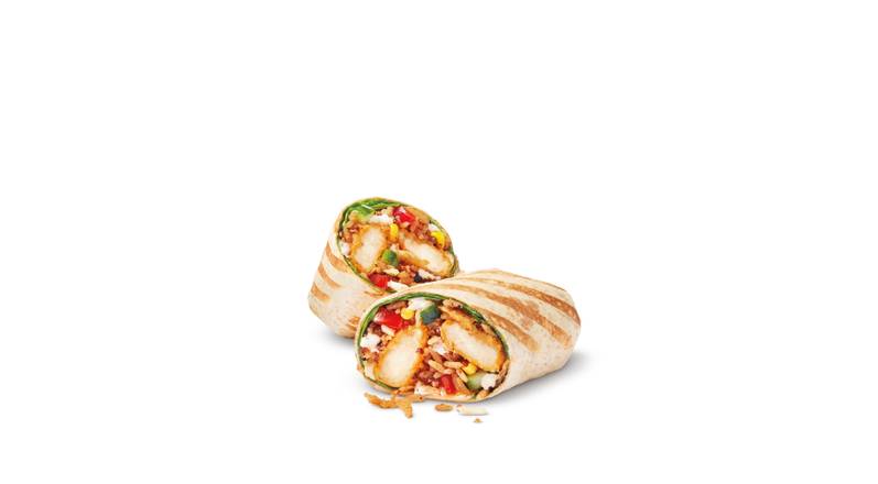 Slow-Cooked Chicken Cilantro Lime Wrap w/ cheese