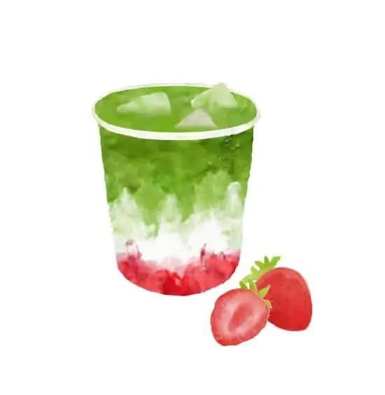 Iced Strawberry Matcha Latte