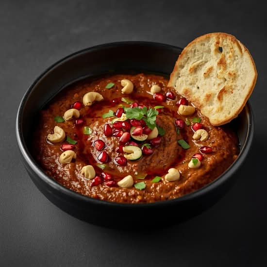 Mohammara aux Poivrons Rôtis et Noix de Grenoble / Muhammara with Roasted Peppers and Walnuts
