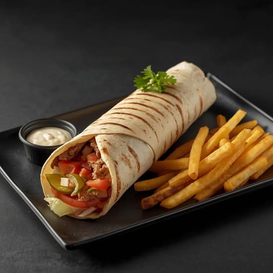 Sandwich  Shish Taouk  / frites, fries