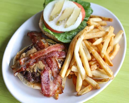 PB & Bacon Burger