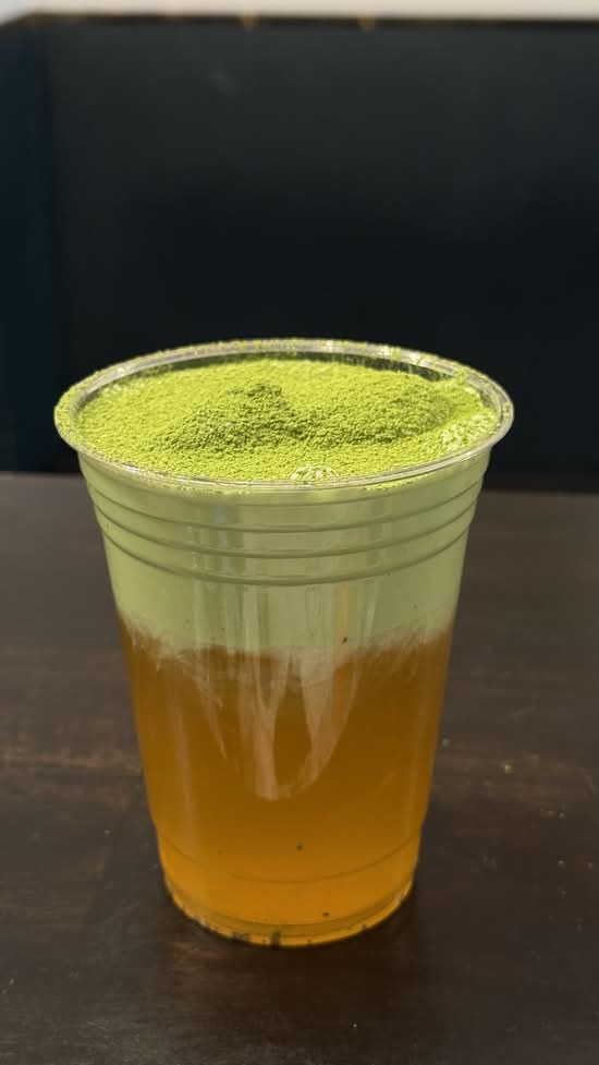 Tokyo Fog- Jasmine Tea with Matcha Foam