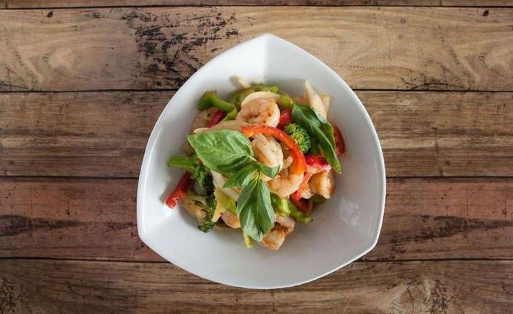 28. Thai Basil Prawns Stir-fry