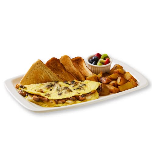 Mushroom Swiss Omelette