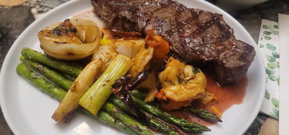 KBT Rib Eye Surf and Turf Steak 8 Oz.