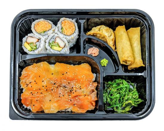 Smoked Salmon Bento Box