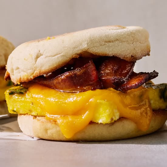 English Muffin Egg  & Cheese Sandwich