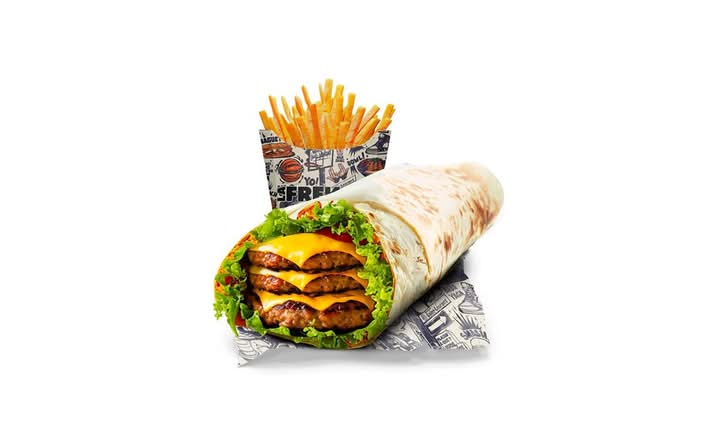 Wrap Burger + Frite