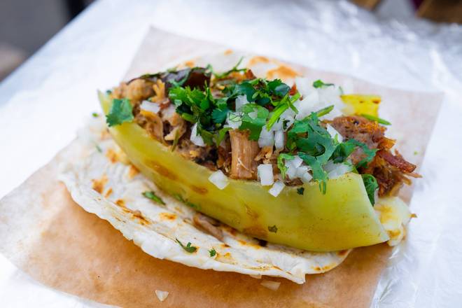 Chilaca carnitas / Braised pork