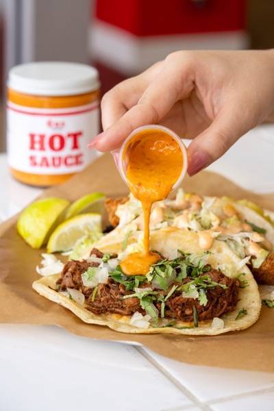 Taco birria / Stew beef