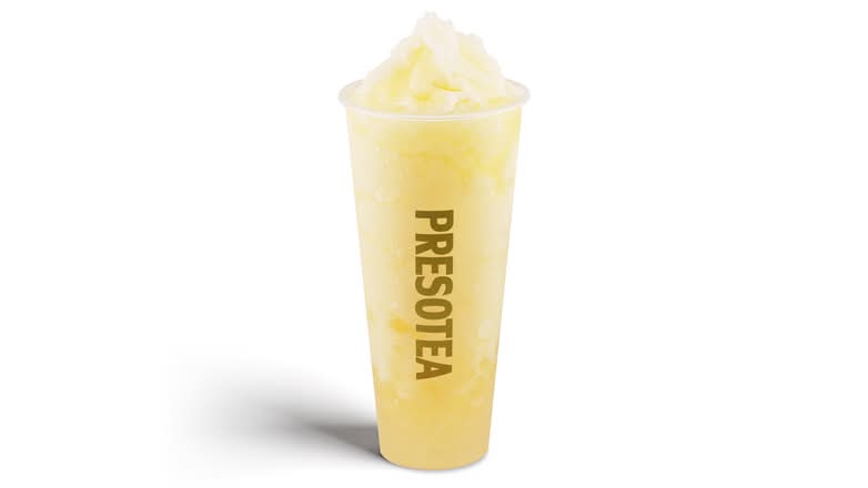 Frappé glacé au yuzu avec gélee de boba / Yuzu Slush w/ Jelly Boba