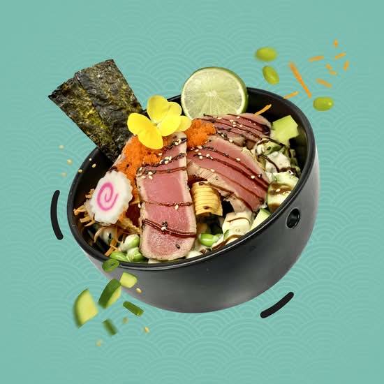 Poké bol au tataki thon