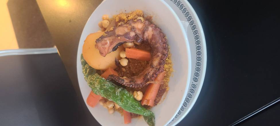 Couscous au poulpe